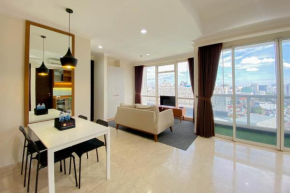 Spacious and Combined 2BR at Menteng Park Apartment By Travelio